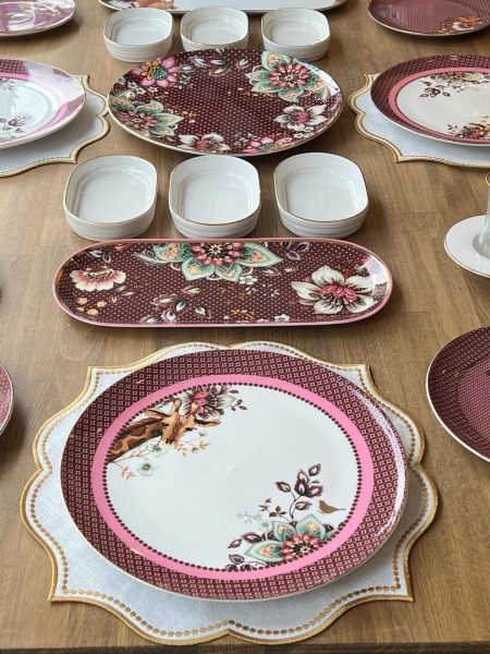 Rossev Magenta 29 Parça Kahvaltı Takımı