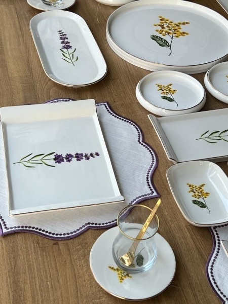 Rossev Mimoza 45 Parça Kahvaltı Takımı