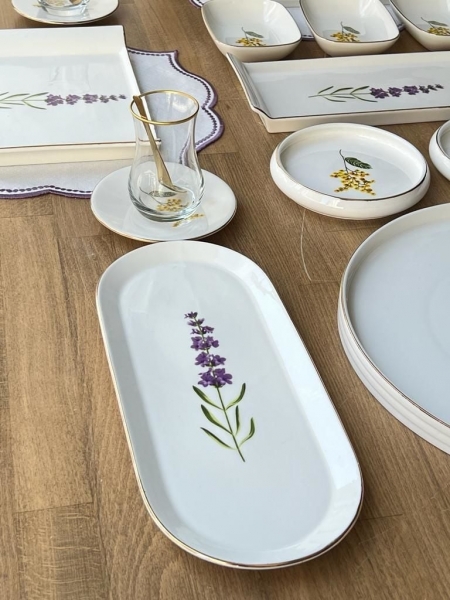 Rossev Mimoza 45 Parça Kahvaltı Takımı