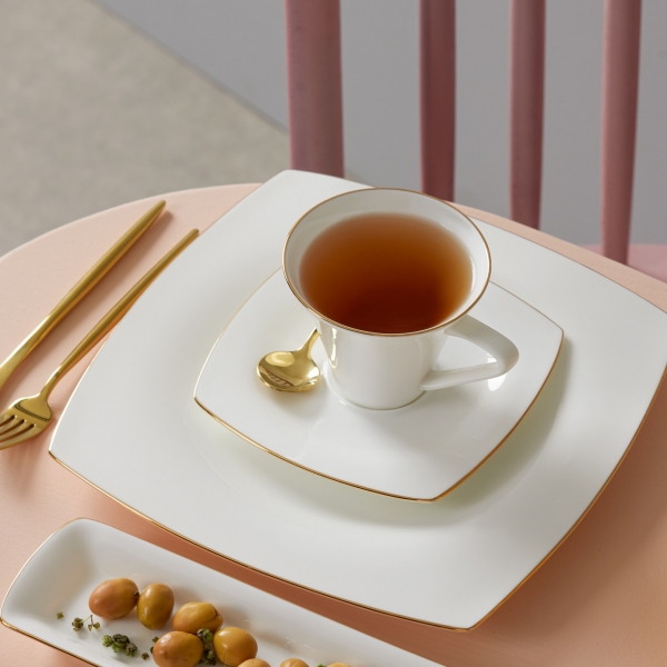 Karaca Fine Pearl Ragusa Gold 26 Parça Kahvaltı Takımı (26 Parça)