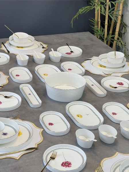 Acar Dante 45 Parça Yemek Takımı