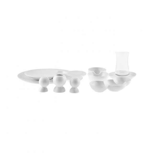 Karaca Streamline Blow Fine Bone 26 Parça Kahvaltı Takımı