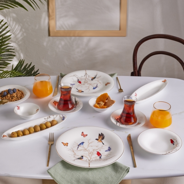 Karaca Fine Pearl Grace 26 Parça Kahvaltı Takımı
