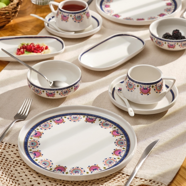 Emsan Ethnic Pink 32 Parça Kahvaltı Takımı