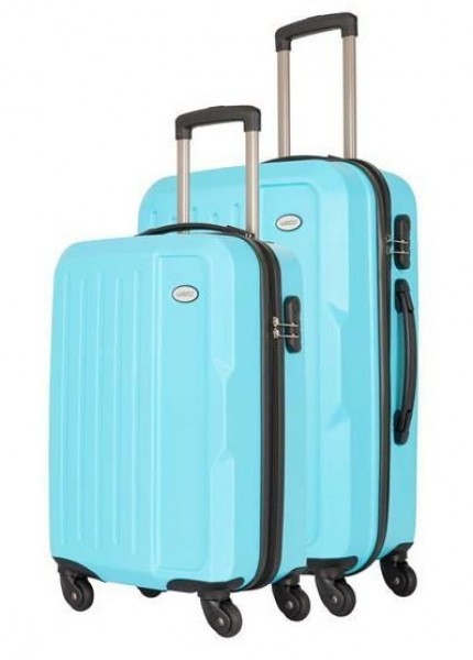 Wexta WX210 Silver Kabin & Orta Boy 2'li Valiz Seti
