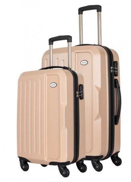 Wexta WX210 Silver Kabin & Orta Boy 2'li Valiz Seti