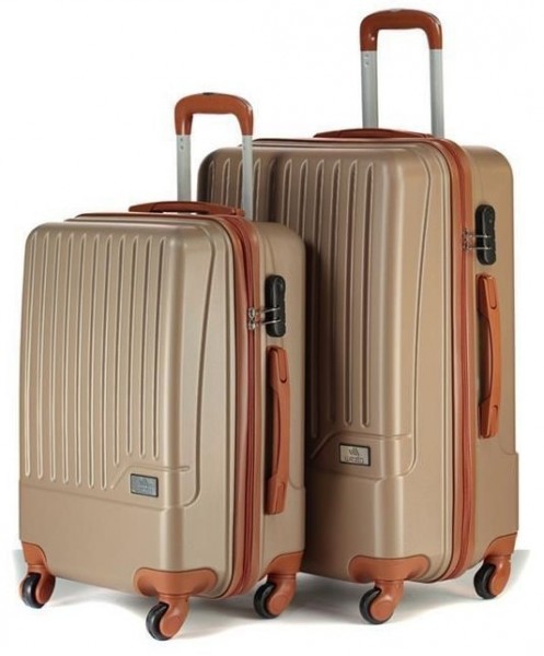 Wexta WX210 Silver Kabin & Orta Boy 2'li Valiz Seti