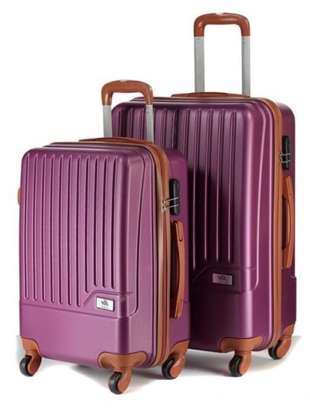 Wexta WX210 Silver Kabin & Orta Boy 2'li Valiz Seti