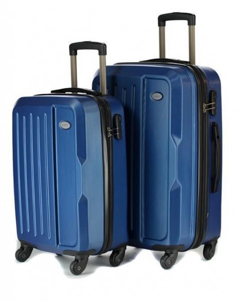 Wexta WX210 Silver Kabin & Orta Boy 2'li Valiz Seti