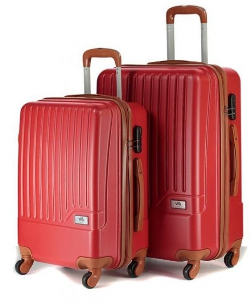 Wexta WX210 Silver Kabin & Orta Boy 2'li Valiz Seti
