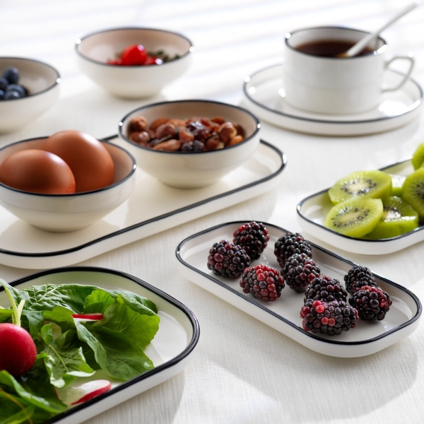 Schafer Adel Brunch Siyah 32 Parça Kahvaltı Takımı (32 Parça)