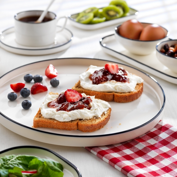 Schafer Adel Brunch Siyah 32 Parça Kahvaltı Takımı (32 Parça)