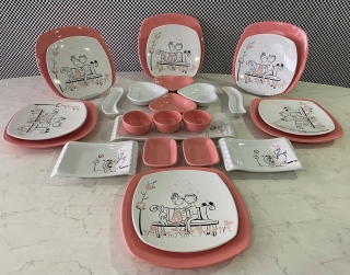 Keramika Tatlı Düş 26 Parça Kahvaltı Takımı