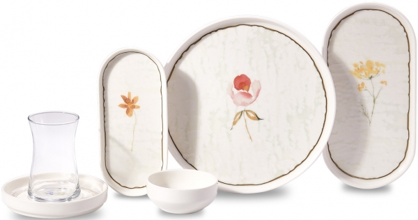 Korkmaz Luna Collection A8689 26 Parça Kahvaltı Takımı