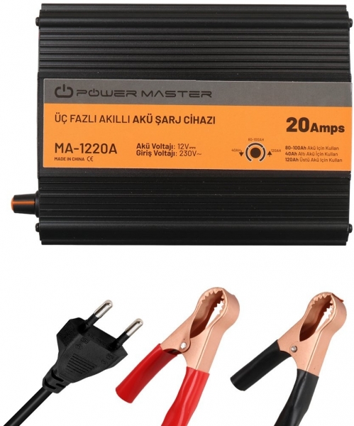 Powermaster MA-1220A Akü Şarj Cihazı