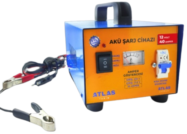 Atlas 12 Volt 40 Amper Akü Şarj Cihazı