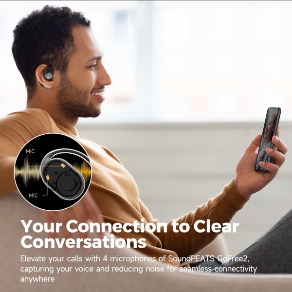 Soundpeats GoFree2 Tam Kablosuz Kulaklık