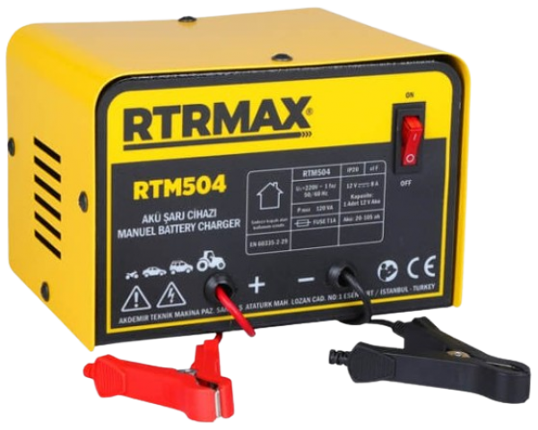 Rtrmax RTM504 Akü Şarj Cihazı