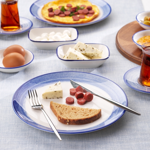 Schafer Vivian Lacivert 32 Parça Kahvaltı Takımı (32 Parça)