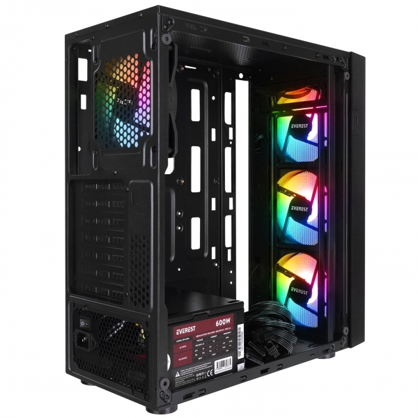 Everest Faced V5 600W Bilgisayar Kasası