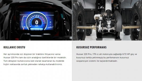 Kuba Hussar 220 Pro ATV