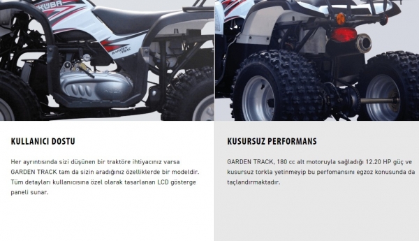 Kuba Gardentrack ATV