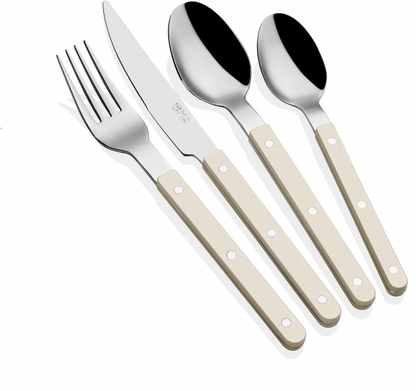 The Mia Comida Bej 24 Parça Çatal Kaşık Bıçak Takımı