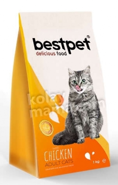 Bestpet Tavuk Etli Yetişkin 1 kg Kedi Maması