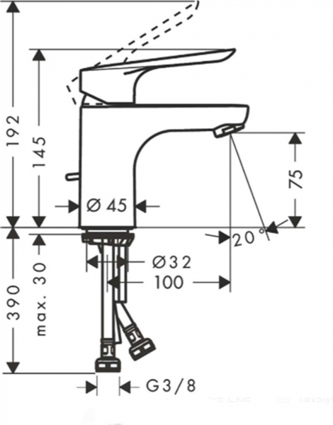 Hansgrohe Logis E 71177000 Lavabo Bataryası