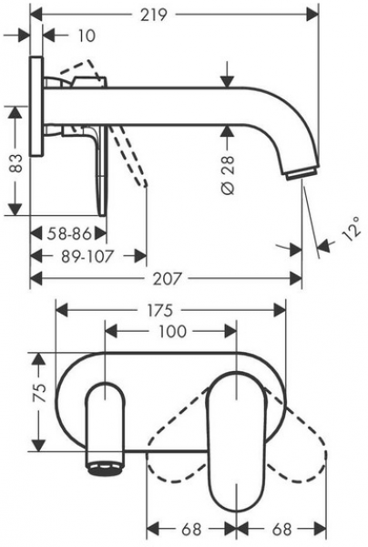 Hansgrohe Vernis Blend 71576000 Lavabo Bataryası