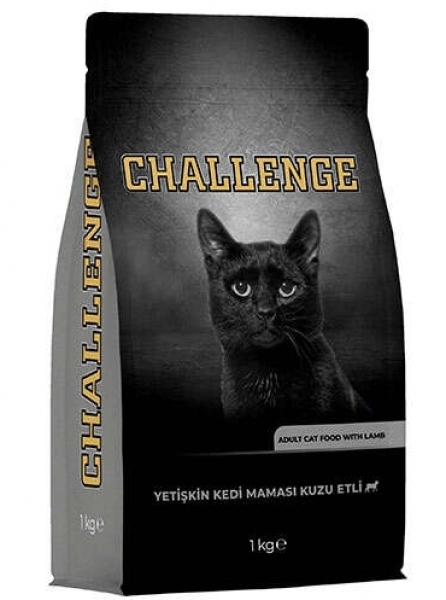 Challenge Kuzu Etli Yetişkin 1 kg Kedi Maması