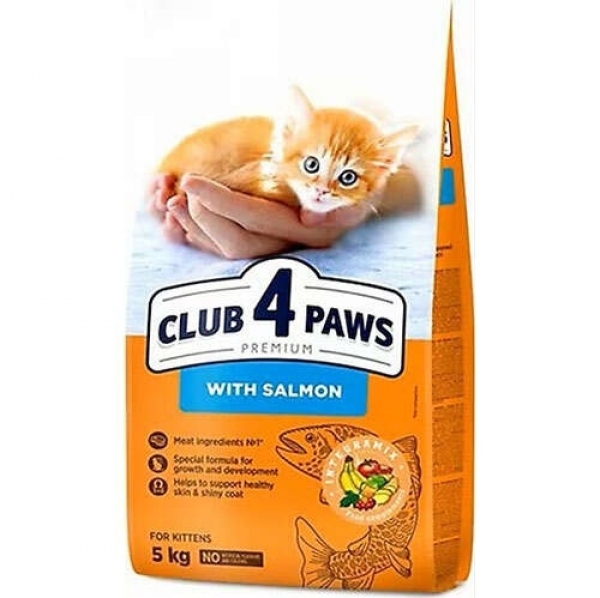 Club4Paws Premium Somonlu Yavru 5 kg Kedi Maması