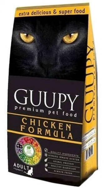 Guupy Tavuk Etli Yetişkin 15 kg Kedi Maması