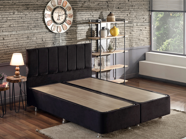Niron Juliette 200x200 Baza+Başlık+Yatak Seti