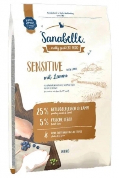 Sanabelle Sensitive Hassas Kuzulu Yetiskin 10 kg Kedi Maması