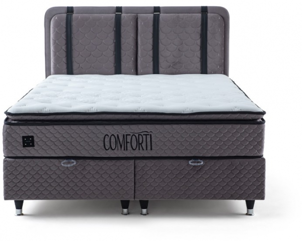 İndivani Comforti 160x200 Baza+Başlık+Yatak Seti