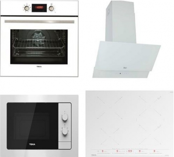 Teka Beyaz Ankastre Set IZC 64630 WH MST + HAK 629 WH + TVT 60.1