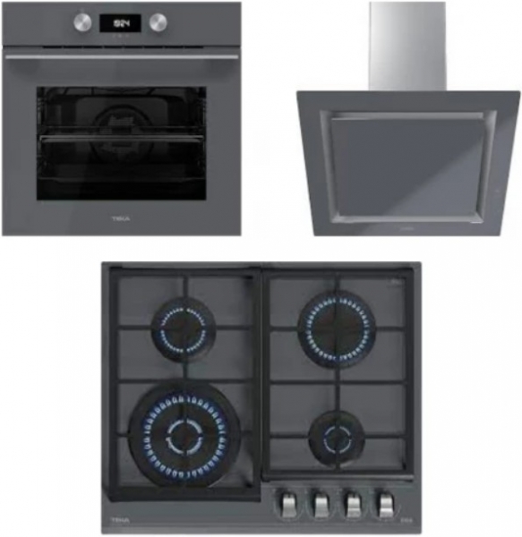 Teka Gri Ankastre Set GZC 64320 XBN + HLB 8400 ST + DLV 68660 ST TOS