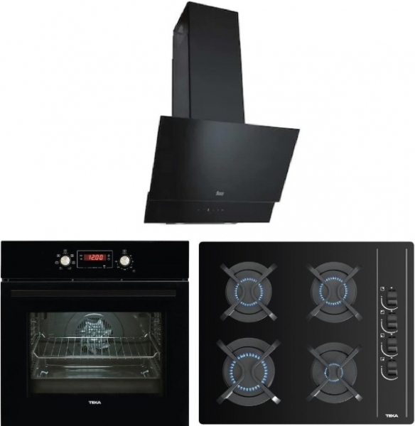 Teka Chef 7 Ankastre Set GBC 64002 KBC BK + HAK 627 BK + TVT 60.1