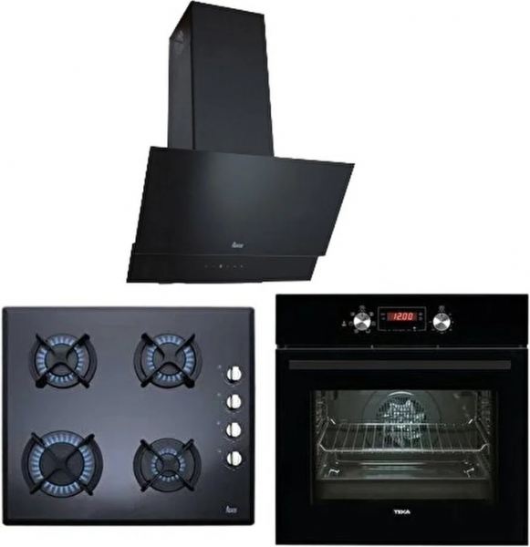 Teka Chef 5 Ankastre Set HL LUX 60 4G AI AL + HAK 625 BK + ATV 60