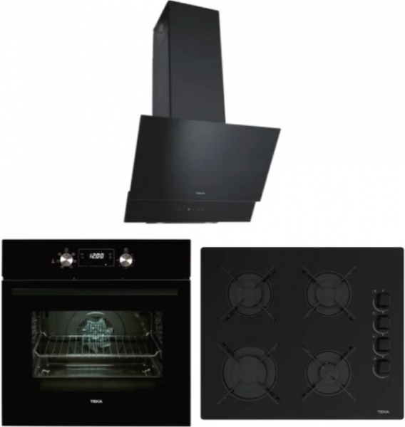 Teka Chef 5 Ankastre Set GBE 64002 KBC BK + HAK 625 BK + ATV 60