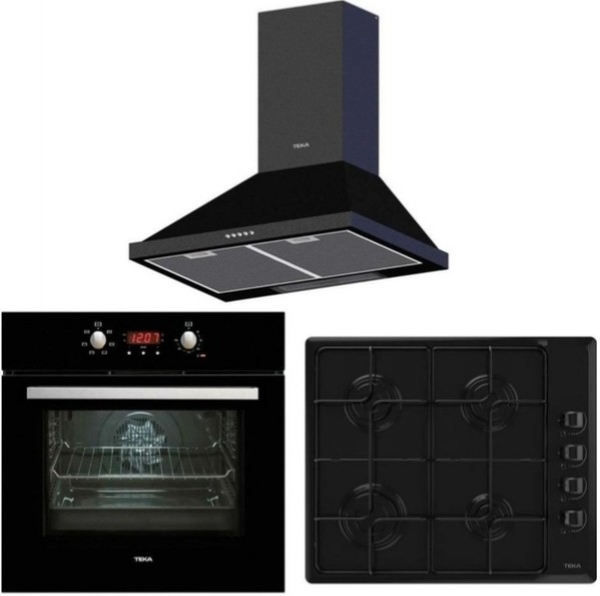 Teka Chef 4 Ankastre Set HLX 640 + HEB 723 BK + DBT 60
