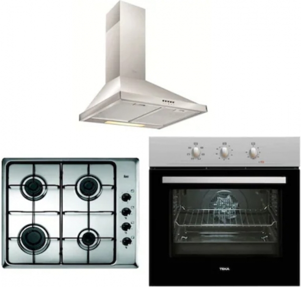 Teka Chef 1 Ankastre Set HLX 60 4G AI AL + HE 715 SS + DF 60