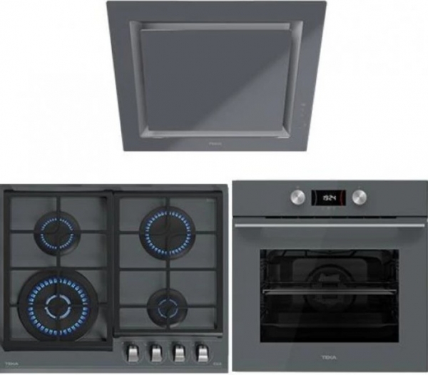Teka Gri Ankastre Set GZC 64320 XBN + HLB 8400 ST + DLV 68660