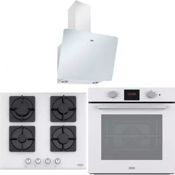 Franke Beyaz Ankastre Set Fhns 604 4g Wh C + FSL 86 H WH + FPJ 615 V WH A