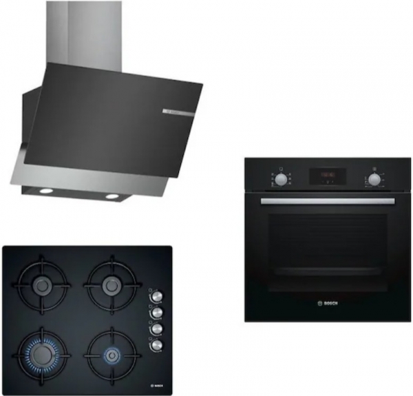 Bosch 240 Siyah Ankastre Set POP6C6O10O + HBF113BA0T + DWK65AD60R