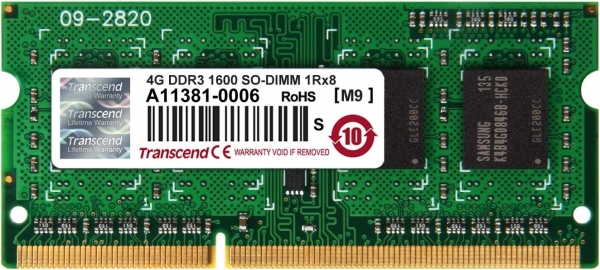 Transcent TS512MSK64-V6H 4 GB 1600 MT