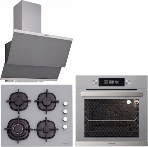 Silverline Gri Ankastre Set CS5429S01 + BO6505S01 + 3420 Classy 60