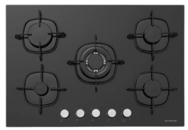 Silverline Siyah Ankastre Set CS5365B01 + BO6504B01 + 3373 Misto