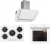 Silverline Beyaz Ankastre Set CS5365W01 + BO6501W01 + 3373 Misto